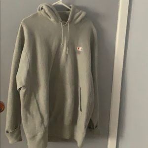 Grey champion hoodie
